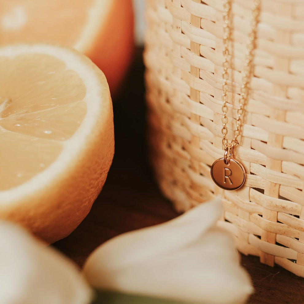 Initial Necklace – Salt & Bloom