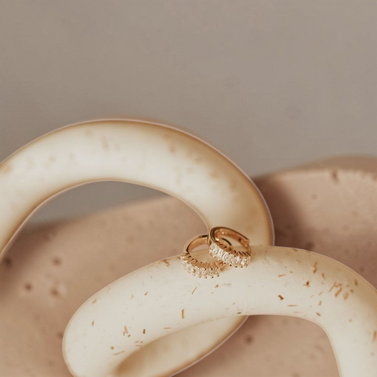 Ivy Diamond Hoops