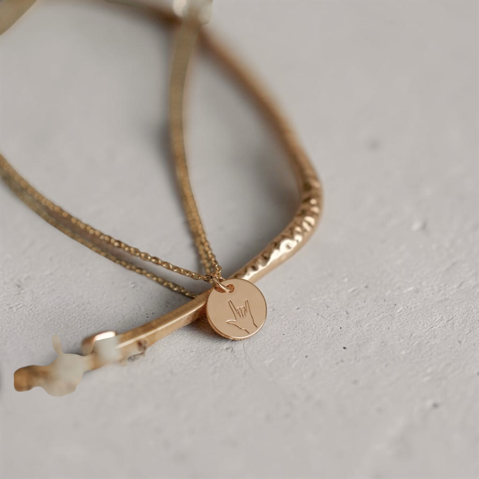 I Love You Necklace