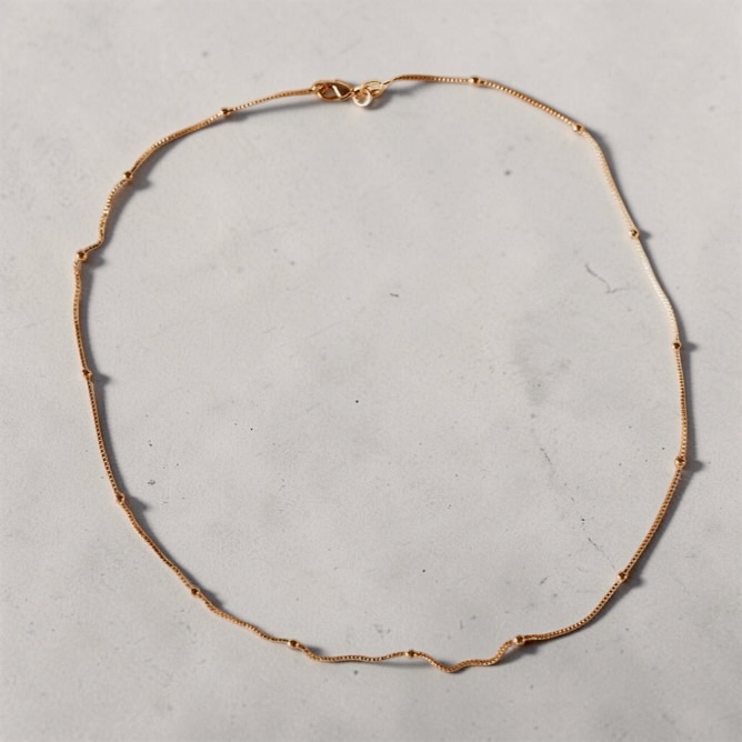 Annie Gold Filled Satellite Necklace