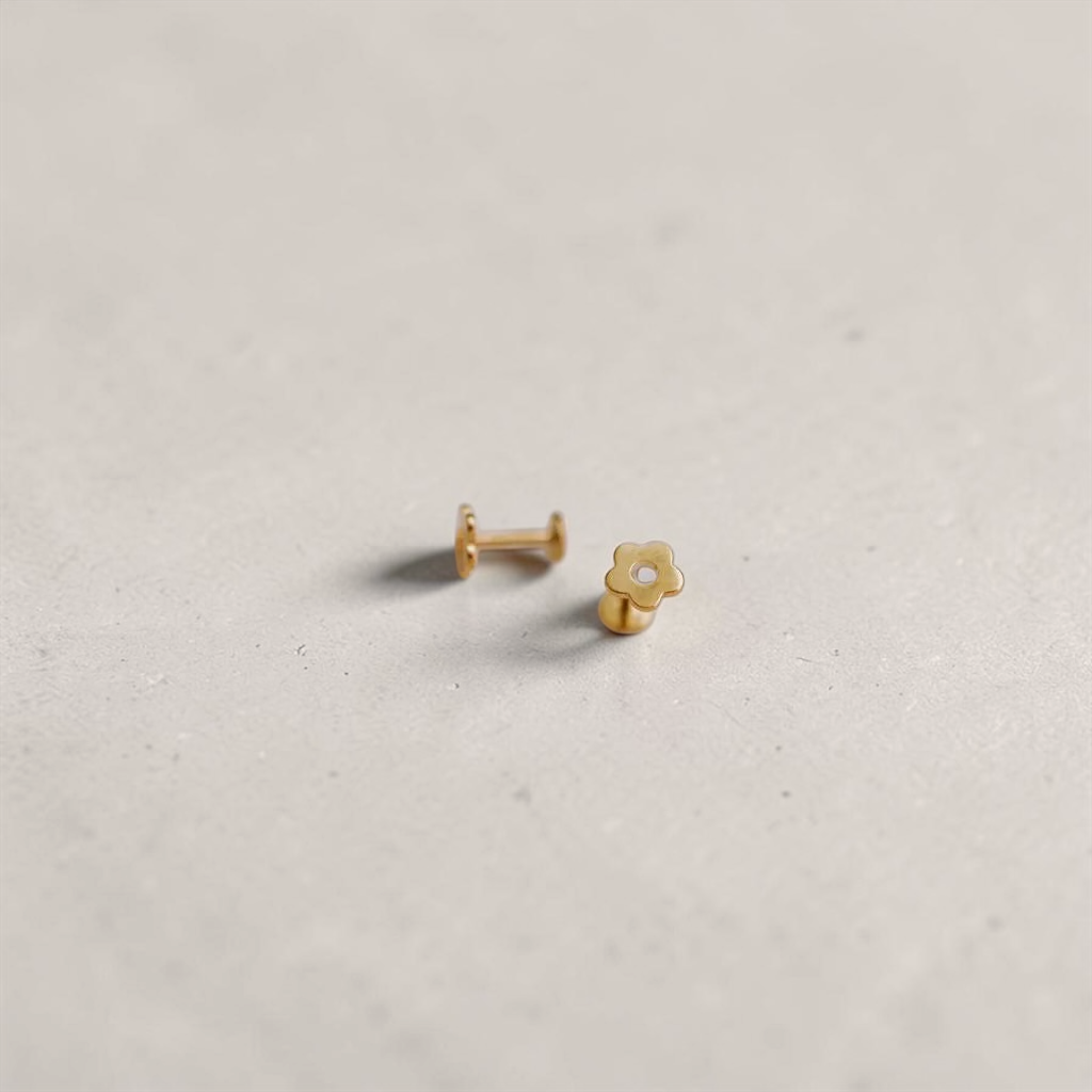 Flower Flat Back Studs