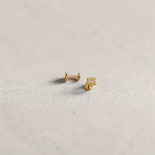 Flower Flat Back Studs