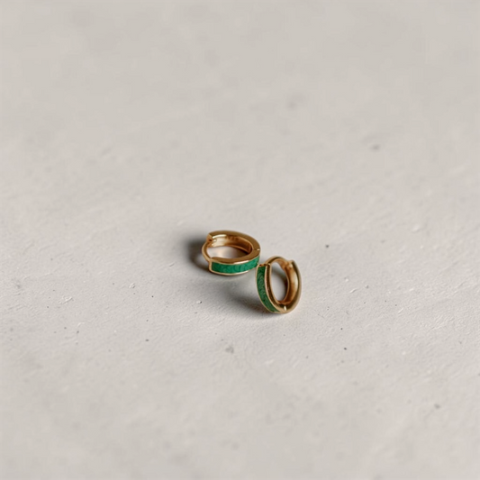 AZ Turquoise Hoops