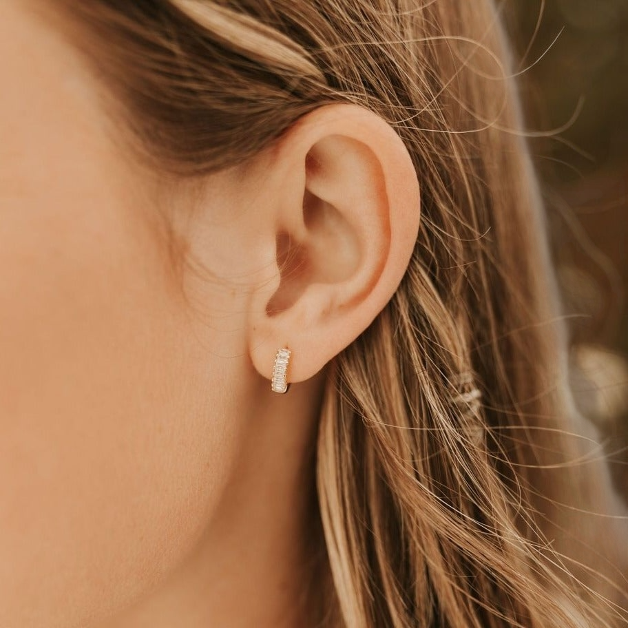 Ivy Diamond Hoops