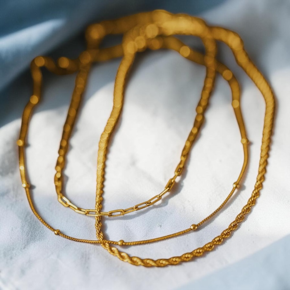 Annie Gold Filled Satellite Necklace