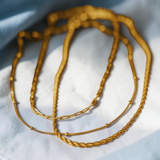 Annie Gold Filled Satellite Necklace