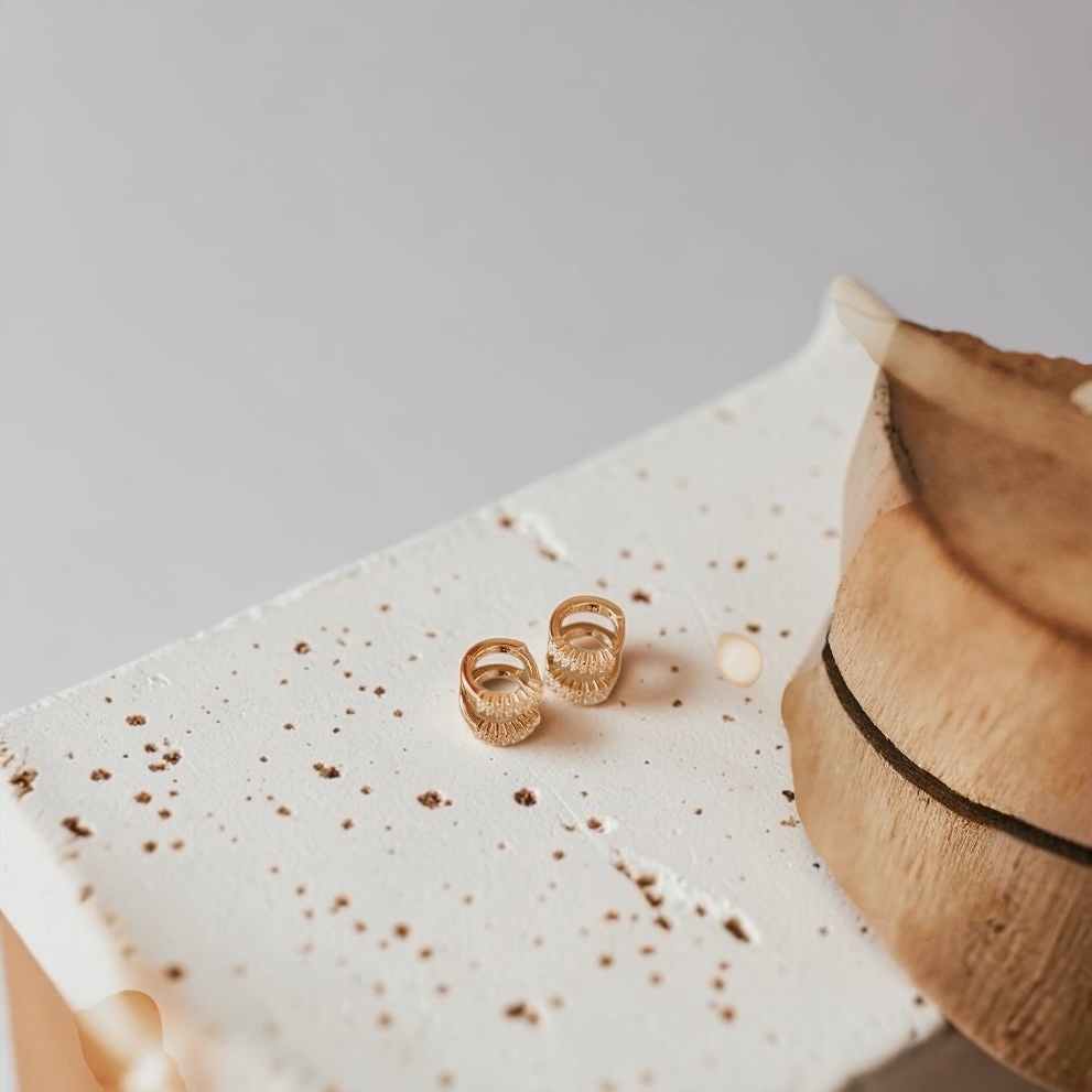 Ivy Diamond Hoops