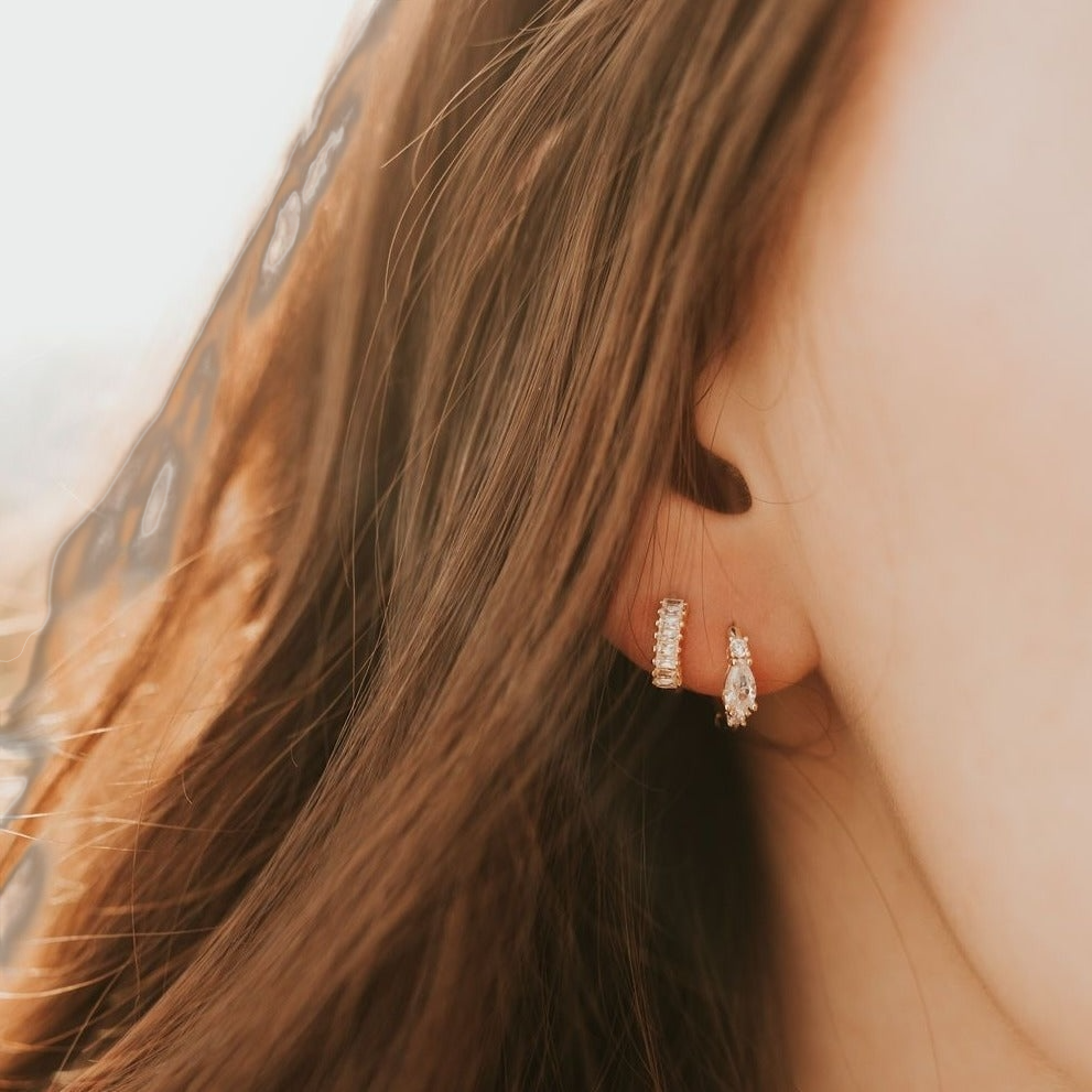 Ivy Diamond Hoops